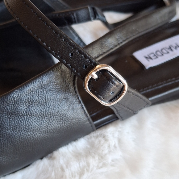 Steve Madden Garson Mary Jane Sling Back Leather Ballet Flats 10 - Picture 11 of 12